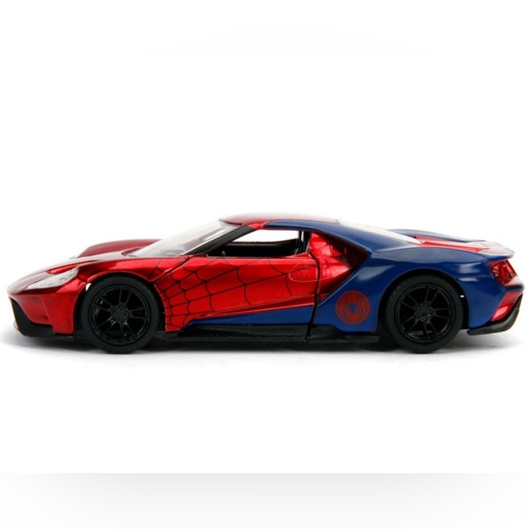 Jada Marvel Spider-Man Ford GT Car NWT - Picture 8 of 12